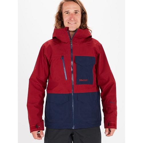 Marmot Carson Jackets - Mens Ski Jacket Dark Red CA1269734 Canada